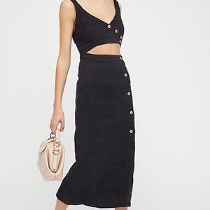 FREE PEOPLE Ultraviolet Midi Dress Sz S